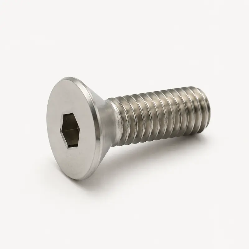 Countersunk socket screw M2 × 5 — AI-generated selection illustration