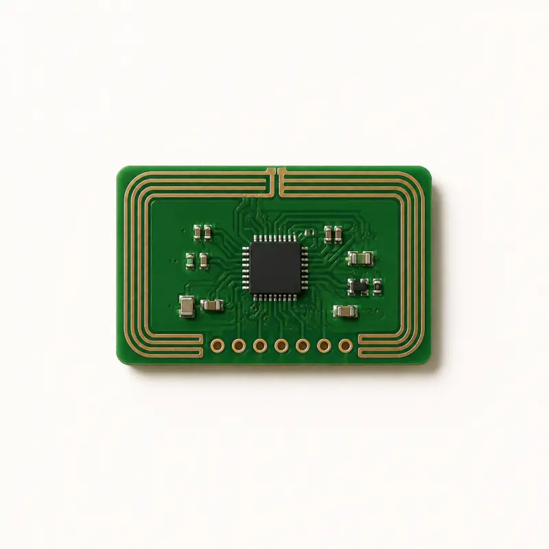 Microduck NFC tag — AI-generated selection illustration