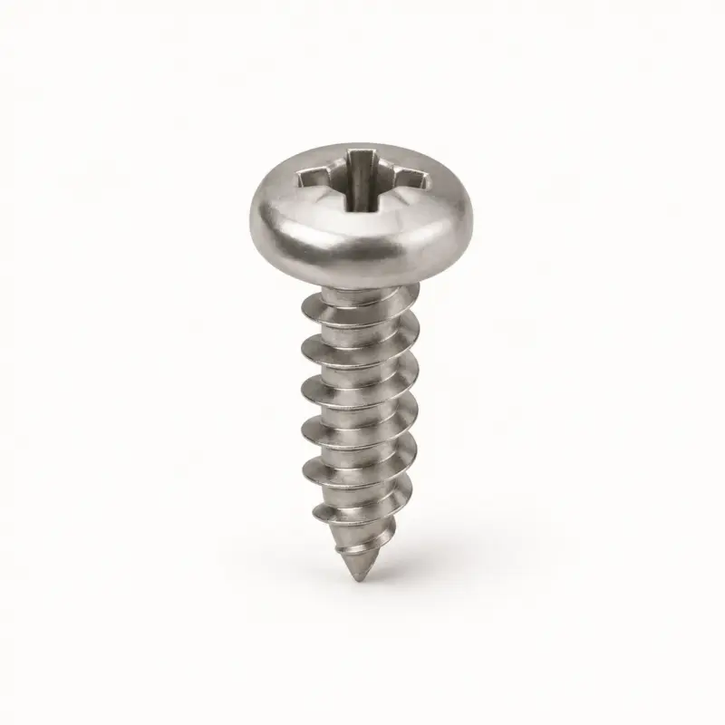 Phillips round head self-tapping screw M1.7 × 8 — AI-generated selection illustration